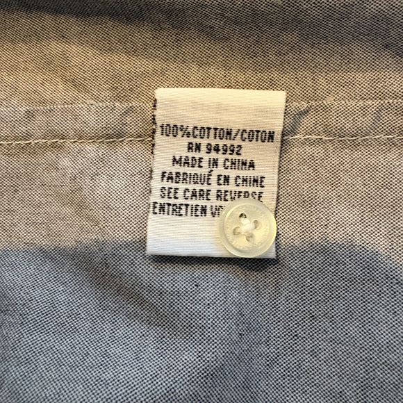 Jonathan Simkhai EUC pieced color block button up top - Picture 8 of 9